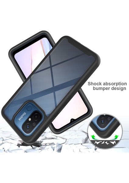 Xiaomi Redmi 12C Için Hibrit Bumper Tam Koruma Telefon Kılıfı - Lacivert (Yurt Dışından) fiyatları