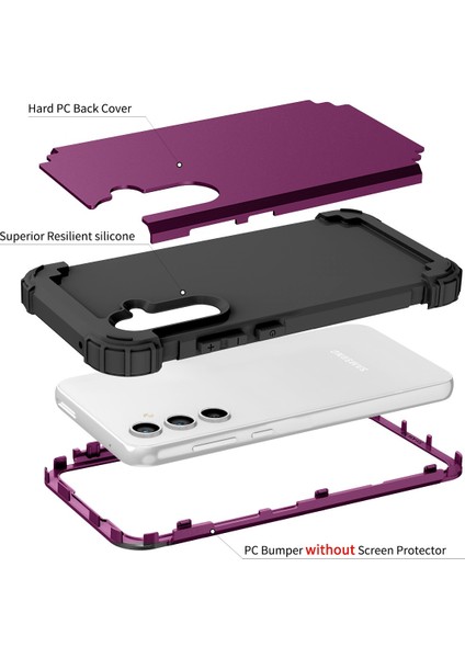 Samsung Galaxy S23 Fe Için Yumuşak Silikon Sert Pc Tampon Telefon Kılıfı - Rose Gold (Yurt Dışından) fiyatları