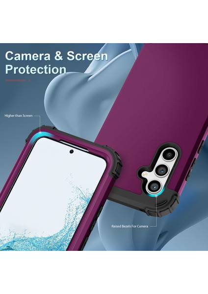 Samsung Galaxy S23 Fe Için Yumuşak Silikon Sert Pc Tampon Telefon Kılıfı - Rose Gold (Yurt Dışından) modelleri