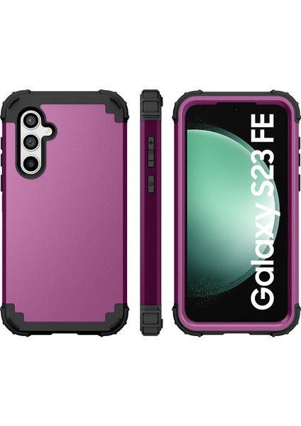 Samsung Galaxy S23 Fe Için Yumuşak Silikon Sert Pc Tampon Telefon Kılıfı - Rose Gold (Yurt Dışından) indirimleri