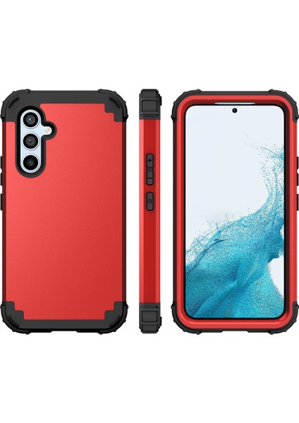 Samsung Galaxy A54 Için Yumuşak Silikon Sert Pc Tampon Telefon Kılıfı - Lacivert (Yurt Dışından) modelleri