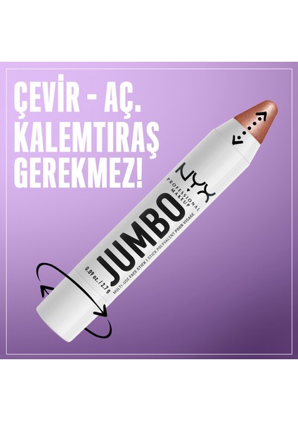 Nyx Professional Makeup Jumbo Face Stick | Çok Amaçlı Stick Aydınlatıcı - Coconut Cake