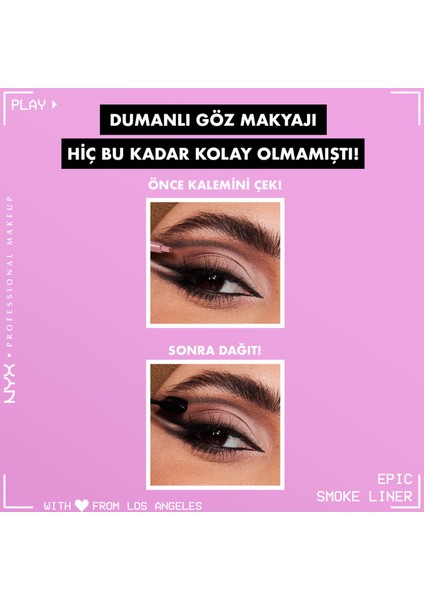 Nyx Professional Makeup Epıc Smoke Lıner - Mauve Grıt