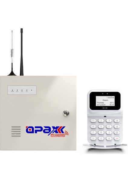 -2747 Gprs&lan Alarm Paneli Bgr-10 Kablolu Sirenli Full Set (1 Yıl Ahm Ücretsiz)