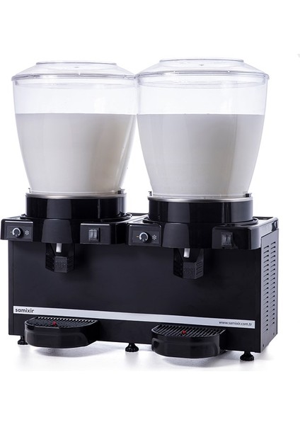 Samixir Panoramik Twin 22+22 Lt Karıştırıcılı Soğuk İçecek Makinesi MM44-AB indirimleri