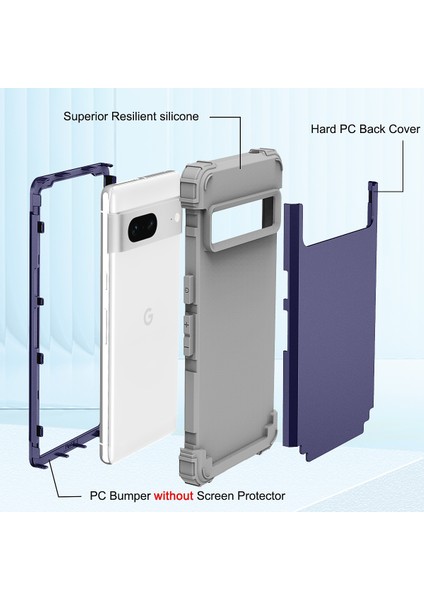 Samsung Galaxy A54 Için Yumuşak Silikon Sert Pc Tampon Telefon Kılıfı - Mor (Yurt Dışından) fırsatları