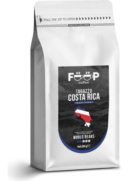 Costa Rica Yöresel Çekirdek Kahve 250 gr