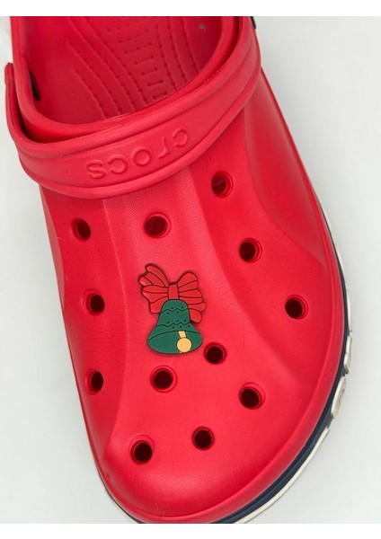 Yılbaşı Çam Ağacı Çan Temalı Jibbitz Crocs Terlik Süsü