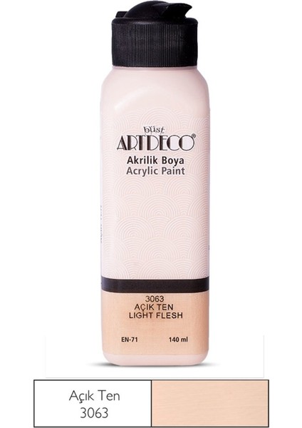 Çetiner Group Artdeco Akrilik Boya 140 ml Açık Ten 3063