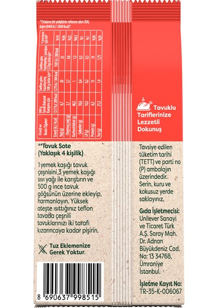 Çeşni Tavuk 60 gr