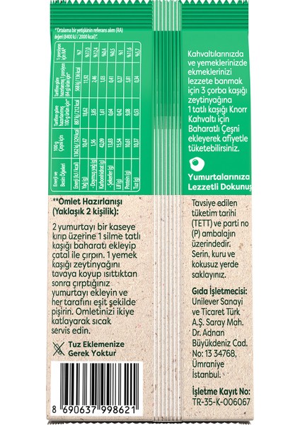 Kahvalti Icin Baharatli Çesni 35 gr