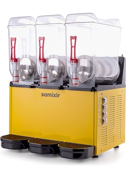Triple Üçlü 12+12+12 Lt Slush Buzlaş Karlamaç Makinesi SLUSH-36-Y