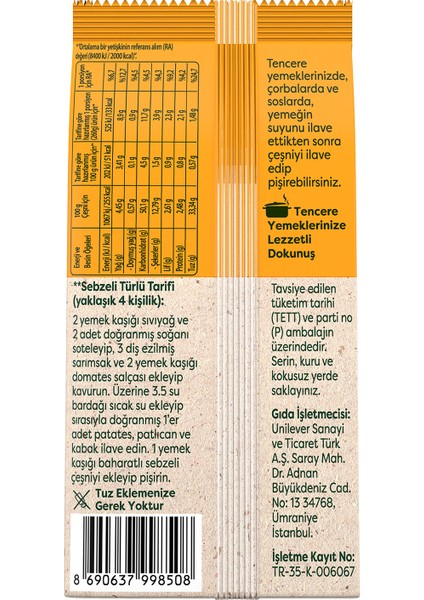 Sebzeli Cesni 65 gr