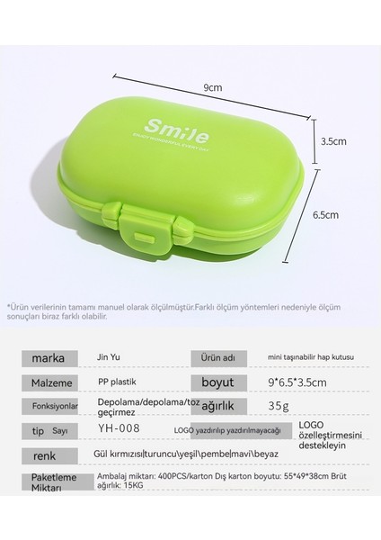 Kapsüller, Haplar ve Tabletler Için Toz Geçirmez Ambalaj Saklama Kutusu (Yurt Dışından) modelleri