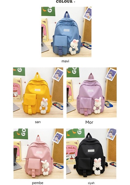 Şık Küçük Tavşan Seyahat Süper Çok Yönlü Küçük Okul Çantası (Yurt Dışından) modelleri