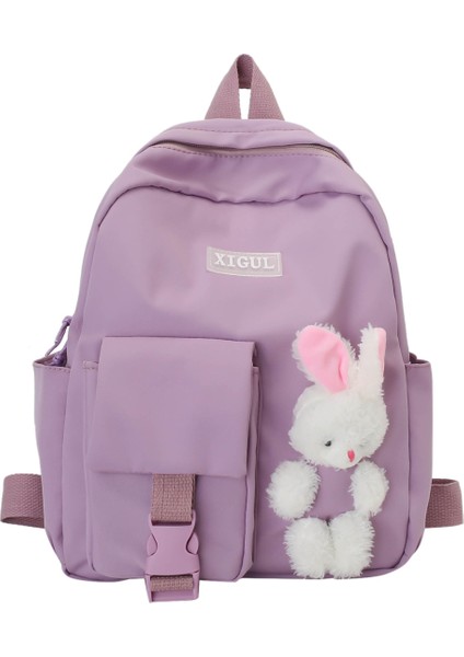 Şık Küçük Tavşan Seyahat Süper Çok Yönlü Küçük Okul Çantası (Yurt Dışından)