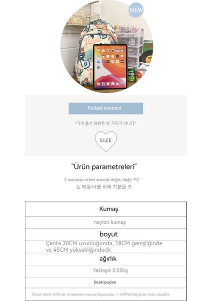 Graffiti Sırt Çantası Trendy Basit Öğrenci Okul Çantası (Yurt Dışından) fırsatları