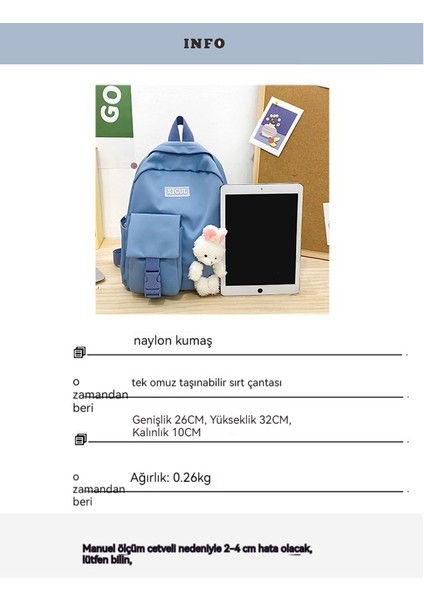 Şık Küçük Tavşan Seyahat Süper Çok Yönlü Küçük Okul Çantası (Yurt Dışından) fiyatları