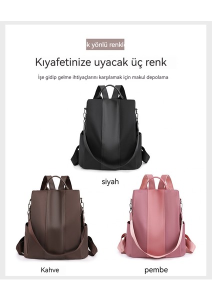 Kadınlar Için Hırsızlık Önleyici Oxford Kumaş Açık Hava Seyahati Sırt Çantası (Yurt Dışından) modelleri