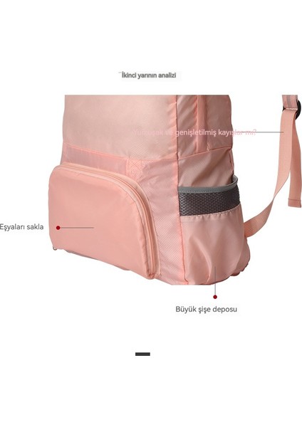 Seyahat Ultra Ince Katlanabilir Su Geçirmez Seyahat Sırt Çantası (Yurt Dışından) fiyatları