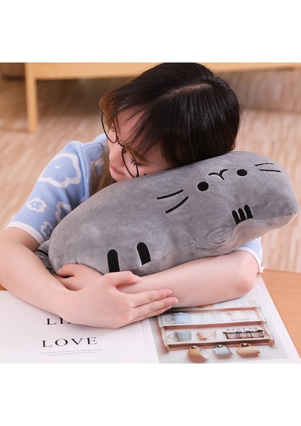 Sevimli Kedi Yastık ve Yastık Peluş Oyuncak (Yurt Dışından)