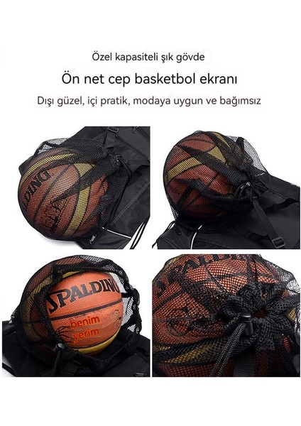 Basketbol Sırt Çantası Büyük Kapasiteli Açık Gizli Örgü Çanta (Yurt Dışından) indirimleri