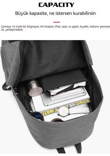 Erkek Lise Öğrencisi Basit Açık Seyahat Sırt Çantası (Yurt Dışından) indirimleri