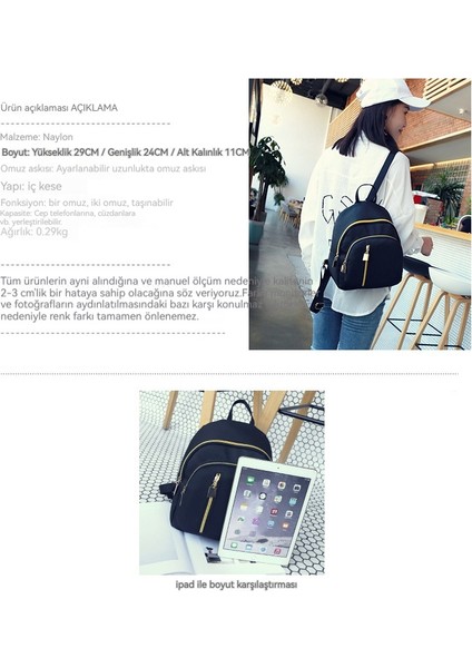 Su Geçirmez Naylon Çok Yönlü Kişiselleştirilmiş Küçük Sırt Çantası (Yurt Dışından) indirimleri