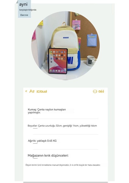 Büyük Kapasiteli Basit Öğrenci Okul Çantası (Yurt Dışından) fırsatları