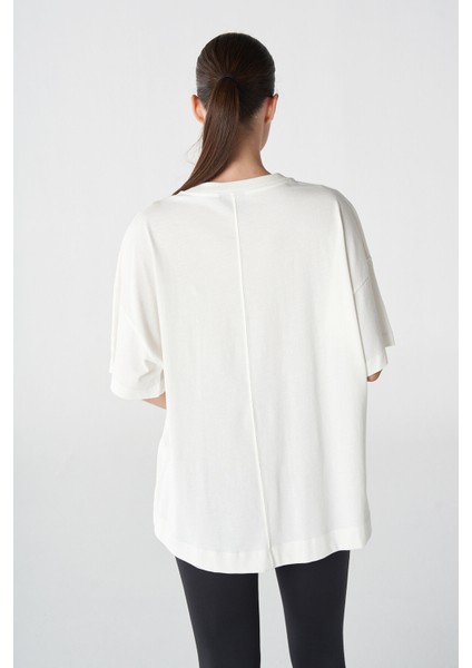 Hmlliv Oversize Kadın Beyaz T-Shirt 911815-9003