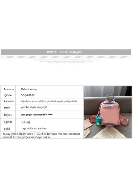 Hafif, Kontrast Renkli Taze Öğrenci Okul Çantası (Yurt Dışından) fiyatları