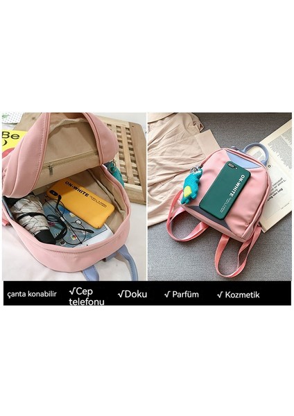 Hafif, Kontrast Renkli Taze Öğrenci Okul Çantası (Yurt Dışından) modelleri