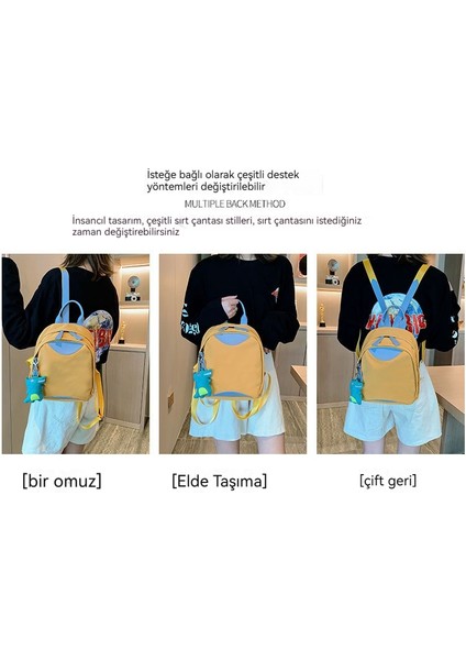 Hafif, Kontrast Renkli Taze Öğrenci Okul Çantası (Yurt Dışından) fırsatları