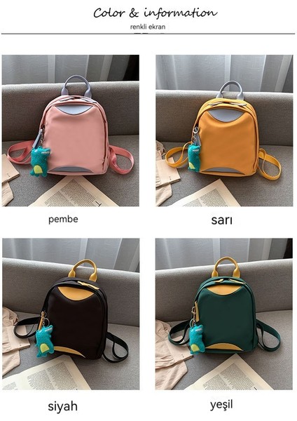 Hafif, Kontrast Renkli Taze Öğrenci Okul Çantası (Yurt Dışından) indirimleri