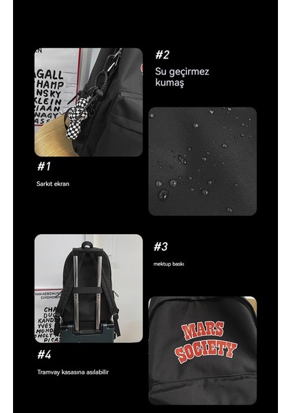 Büyük Kapasiteli Basit Naylon Sırt Çantası (Yurt Dışından) indirimleri