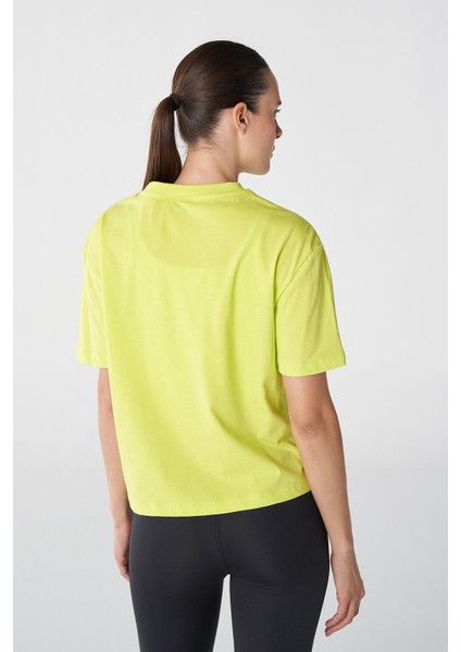 Hmlt-ic icona Boxy Unity Kadın Sarı T-Shirt 911866-6102