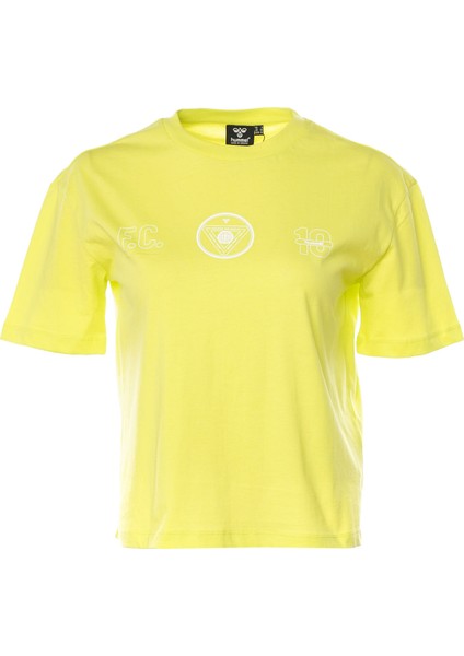 Hmlt-ic icona Boxy Unity Kadın Sarı T-Shirt 911866-6102
