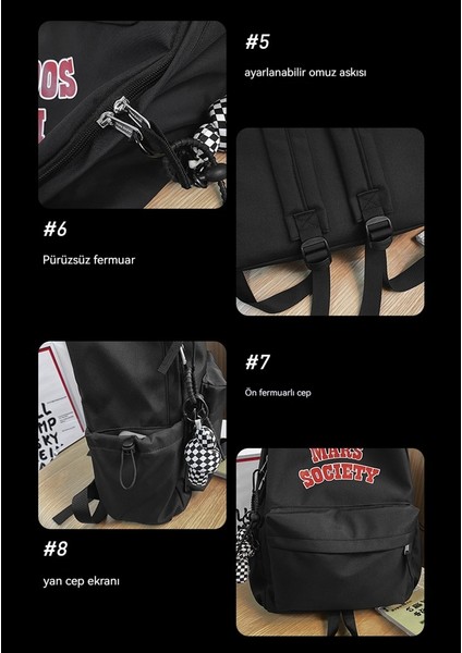 Büyük Kapasiteli Basit Naylon Sırt Çantası (Yurt Dışından) fiyatları