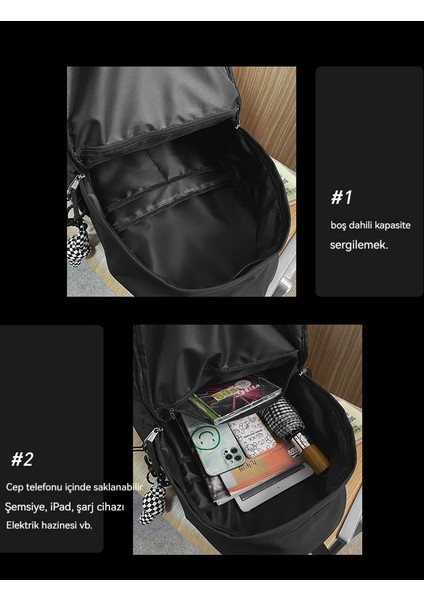 Büyük Kapasiteli Basit Naylon Sırt Çantası (Yurt Dışından) fırsatları