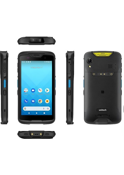 Unıtech EA520 5" Wıfı Androıd 11 1d/2d 4GB-RAM/64GB-ROM El Terminalı