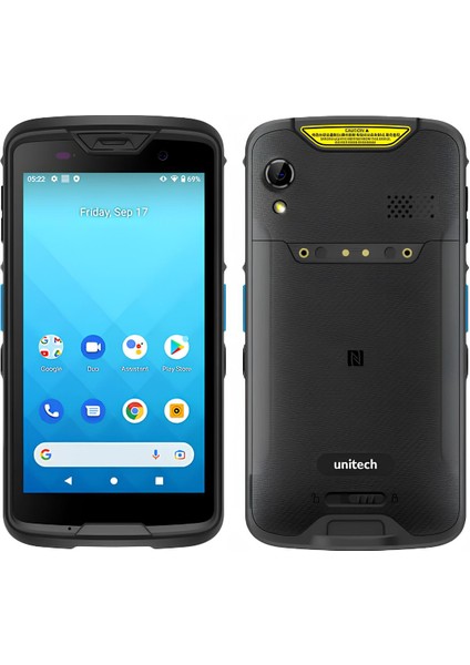 Unıtech EA520 5" Wıfı Androıd 11 1d/2d 4GB-RAM/64GB-ROM El Terminalı