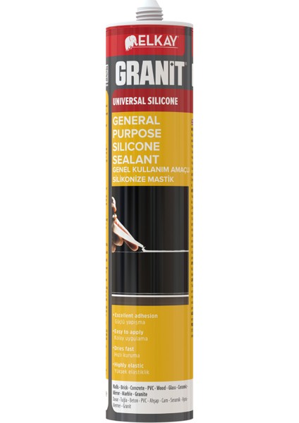 Granit Üniversal Çok Amaçlı Silikon Şeffaf 280ML