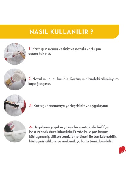 Granit Üniversal Çok Amaçlı Silikon Şeffaf 280ML