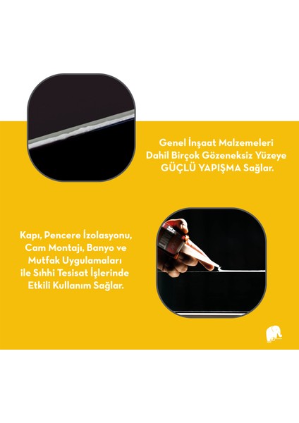 Granit Üniversal Çok Amaçlı Silikon Şeffaf 280ML