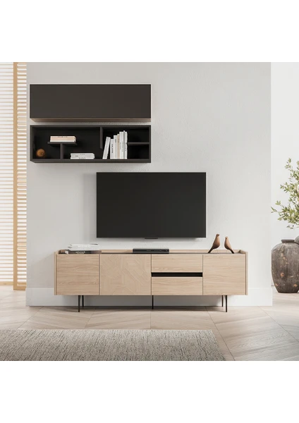 Enza Home Terra Ayaklı Tv Sehpası - Ceviz