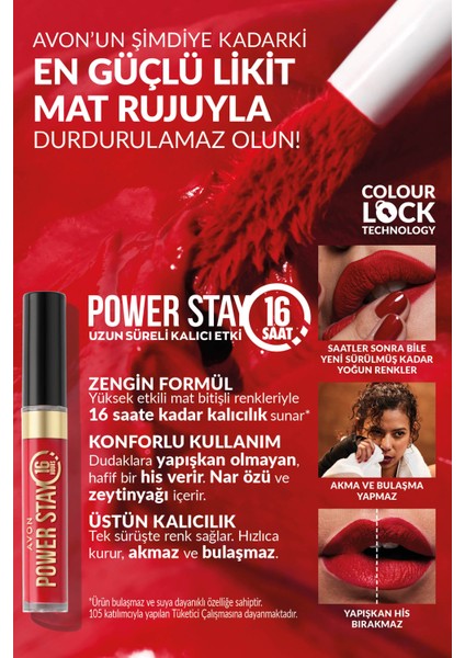 Power Stay Kalıcı Likit Mat Ruj Barely Baked