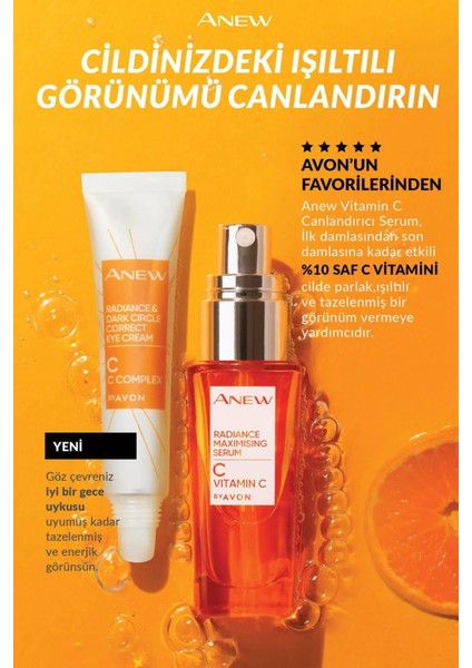 Anew Radiance Koyu Halkalar Için Göz Kremi 15 Ml.