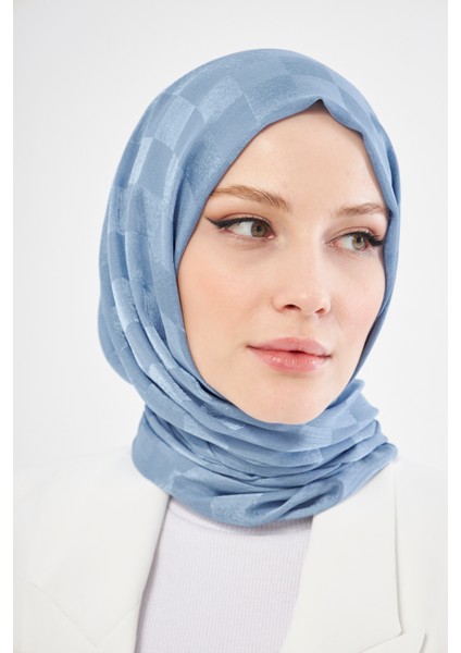 Saka Fashion Dama Desenli Jakarlı Şal