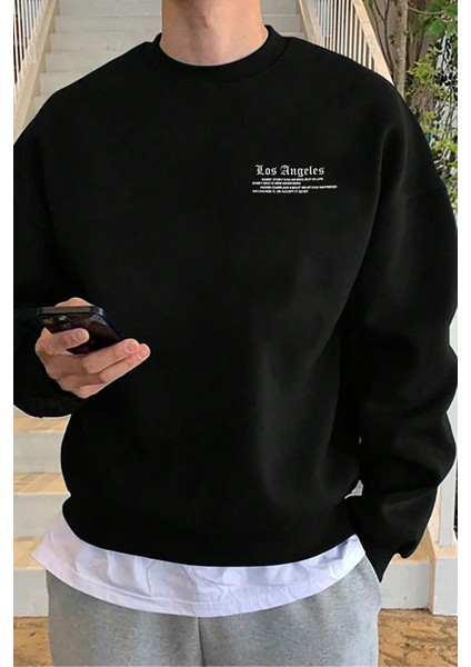 Only Trendwear Unisex Polizei Sırt Baskılı Sweatshirt