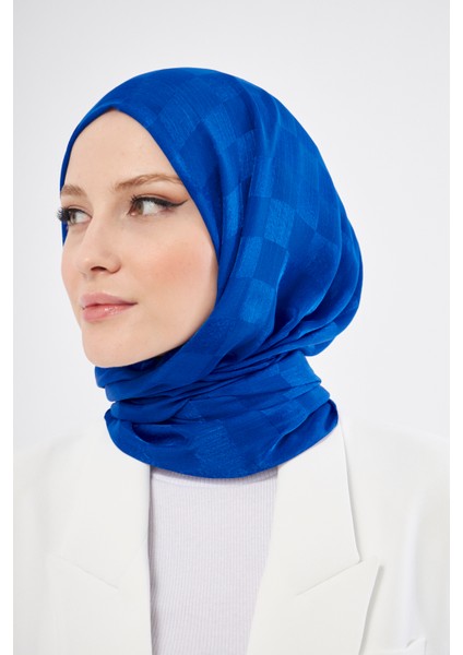 Saka Fashion Dama Desenli Jakarlı Şal